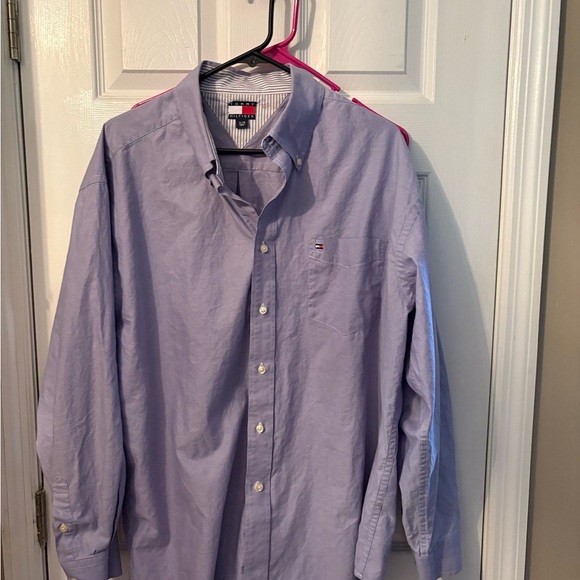 Tommy‎ Hilfiger Men's Purple Shirt - Picture 1 of 2